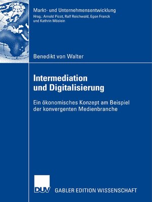 cover image of Intermediation und Digitalisierung